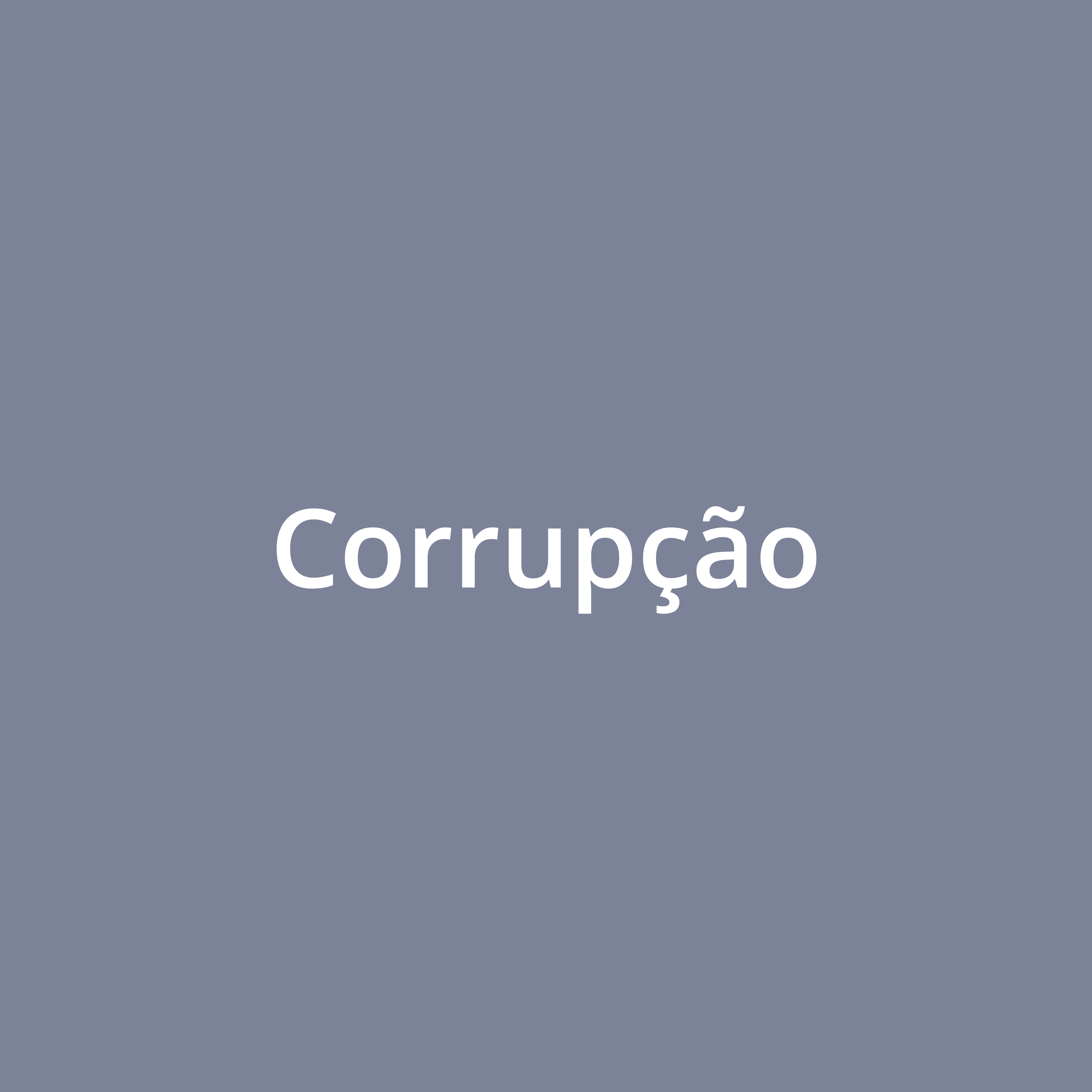 Corrupção