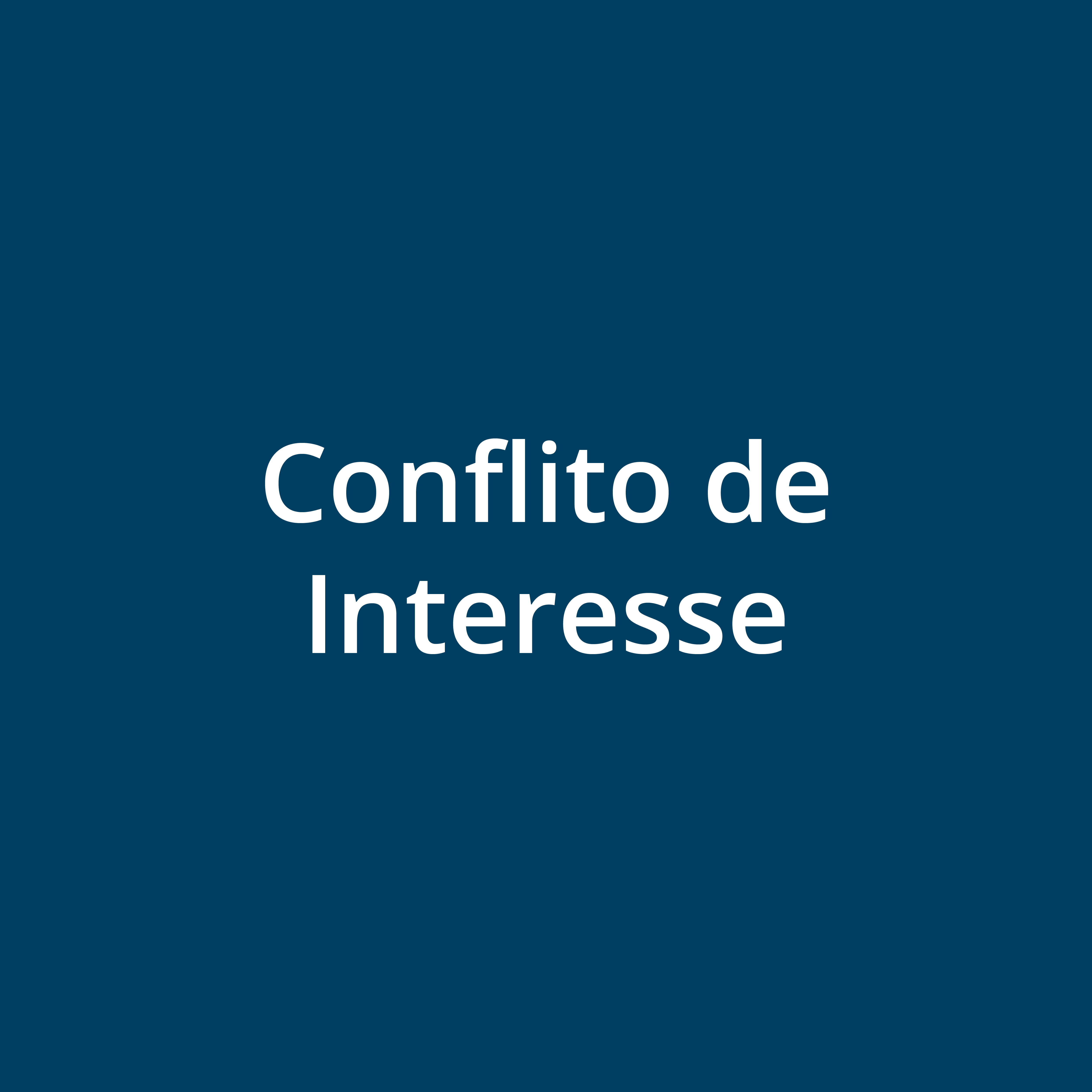 Conflito interesse